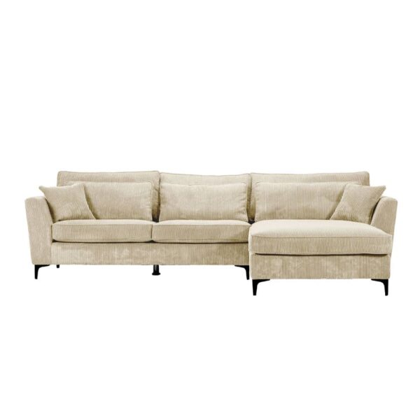 FOREVER ΚΑΝΑΠΕΣ ΓΩΝΙΑ ΔΕΞΙΑ BEIGE LINCOLN 03 316x185x92 71-0154 - Image 2