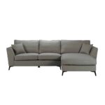 BOEL ΚΑΝΑΠΕΣ ΓΩΝΙΑ ΔΕΞΙΑ ΓΚΡΙ MEMORY 15 280x170x92 71-0162 - Image 2