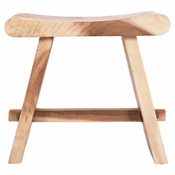 ΒΟΗΘΗΤΙΚΟ ΣΚΑΜΠΟ SADEL HM18294 ΞΥΛΟ SUAR--ΦΥΣΙΚΟ 50x30x45Υεκ. - Image 3