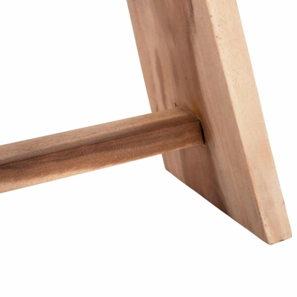 ΒΟΗΘΗΤΙΚΟ ΣΚΑΜΠΟ SADEL HM18294 ΞΥΛΟ SUAR--ΦΥΣΙΚΟ 50x30x45Υεκ. - Image 5