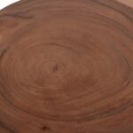 ΒΟΗΘΗΤΙΚΟ ΤΡΑΠΕΖΑΚΙ PUMBE HM9891.11 ΞΥΛΟ SUAR ΣΕ ΦΥΣΙΚΟ ΧΡΩΜΑ Φ40x50Υεκ - Image 5