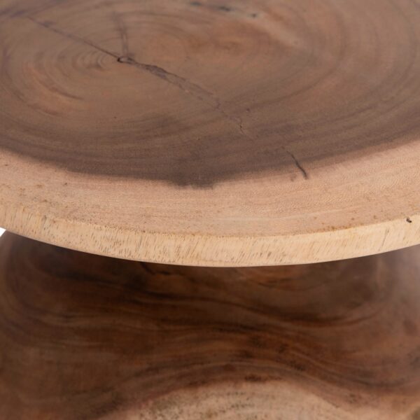 ΒΟΗΘΗΤΙΚΟ ΤΡΑΠΕΖΑΚΙ PUMBE-s HM9892.11 ΞΥΛΟ SUAR--ΦΥΣΙΚΟ Φ40x40Υεκ - Image 6