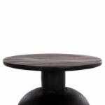 ΒΟΗΘΗΤΙΚΟ ΤΡΑΠΕΖΑΚΙ PUMBE-s HM9892.12 ΞΥΛΟ SUAR--ΜΑΥΡΟ Φ40x40Υεκ - Image 4