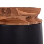 ΔΙΑΚΟΣΜΗΤΙΚΟ ΒΑΖΟ ΔΑΠΕΔΟΥ LINTER HM4662.01L FIBER CEMENT ΜΑΥΡΟ--ΞΥΛΟ ΤΕΑΚ Φ41x47Υεκ. - Image 6