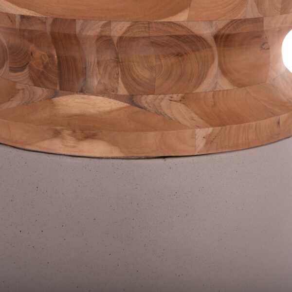 ΔΙΑΚΟΣΜΗΤΙΚΟ ΒΑΖΟ ΔΑΠΕΔΟΥ LINTER HM4662.05S FIBER CEMENT ΓΚΡΙ ΜΑΤ--ΞΥΛΟ ΤΕΑΚ Φ34x60Υεκ - Image 5