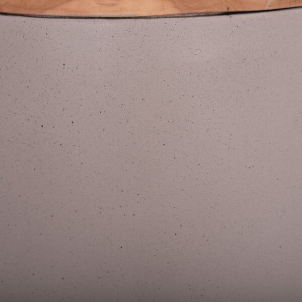 ΔΙΑΚΟΣΜΗΤΙΚΟ ΒΑΖΟ ΔΑΠΕΔΟΥ LINTER HM4662.05S FIBER CEMENT ΓΚΡΙ ΜΑΤ--ΞΥΛΟ ΤΕΑΚ Φ34x60Υεκ - Image 6