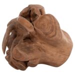 ΔΙΑΚΟΣΜΗΤΙΚΟ ΔΑΠΕΔΟΥ CLEMOR (L) HM18302 ΑΚΑΝΟΝΙΣΤΗ ΣΦΑΙΡΑ-ΞΥΛΟ ΤΕΑΚ--ΦΥΣΙΚΟ Φ50εκ. - Image 3