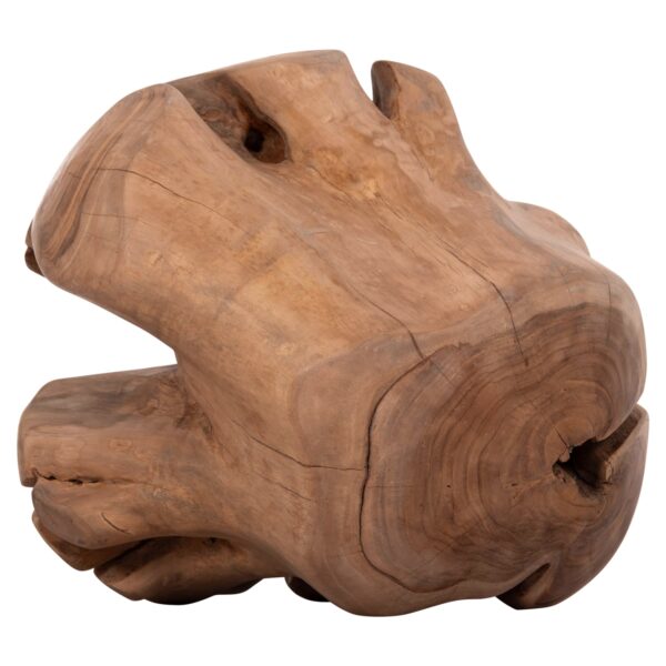 ΔΙΑΚΟΣΜΗΤΙΚΟ ΔΑΠΕΔΟΥ CLEMOR (L) HM18302 ΑΚΑΝΟΝΙΣΤΗ ΣΦΑΙΡΑ-ΞΥΛΟ ΤΕΑΚ--ΦΥΣΙΚΟ Φ50εκ. - Image 4