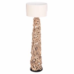 ΔΙΑΚΟΣΜΗΤΙΚΟ ΦΩΤΙΣΤΙΚΟ ΔΑΠΕΔΟΥ ALTAR HM4429 DRIFTWOOD--ΛΕΥΚΟ PVC Φ45x153Υεκ.