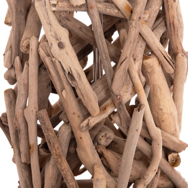 ΔΙΑΚΟΣΜΗΤΙΚΟ ΦΩΤΙΣΤΙΚΟ ΔΑΠΕΔΟΥ ALTAR HM4429 DRIFTWOOD--ΛΕΥΚΟ PVC Φ45x153Υεκ. - Image 5