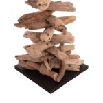 ΔΙΑΚΟΣΜΗΤΙΚΟ ΦΩΤΙΣΤΙΚΟ ΔΑΠΕΔΟΥ ALTAR HM4430 DRIFTWOOD--ΛΕΥΚΟ PVC Φ45x155Υεκ. - Image 5