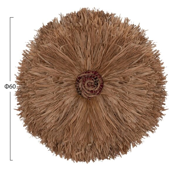 ΔΙΑΚΟΣΜΗΤΙΚΟ ΤΟΙΧΟΥ ΣΤΡΟΓΓΥΛΟ ABOR HM4717 ΙΝΕΣ SISAL ΦΥΣΙΚΟ Φ60εκ. - Image 2