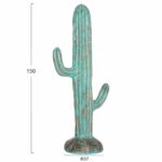 ΔΙΑΚΟΣΜΗΤΙΚΟΣ ΚΑΚΤΟΣ ΔΑΠΕΔΟΥ CACTUS HM4386.03L ΓΥΨΟΣ ΣΕ ΤΙΡΚΟΥΑΖ 63x37x150Υεκ. - Image 2