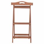 ΔΙΣΚΟΣ ΣΕΡΒΙΡΙΣΜΑΤΟΣ ΣΕ ΠΤΥΣΣΟΜΕΝΗ ΒΑΣΗ BARNABY HM4580 ΞΥΛΟ TEAK--ΦΥΣΙΚΟ 63x40x77Υεκ - Image 5