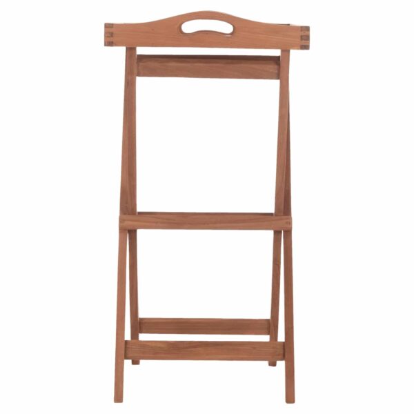 ΔΙΣΚΟΣ ΣΕΡΒΙΡΙΣΜΑΤΟΣ ΣΕ ΠΤΥΣΣΟΜΕΝΗ ΒΑΣΗ BARNABY HM4580 ΞΥΛΟ TEAK--ΦΥΣΙΚΟ 63x40x77Υεκ - Image 5