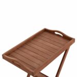 ΔΙΣΚΟΣ ΣΕΡΒΙΡΙΣΜΑΤΟΣ ΣΕ ΠΤΥΣΣΟΜΕΝΗ ΒΑΣΗ BARNABY HM4580 ΞΥΛΟ TEAK--ΦΥΣΙΚΟ 63x40x77Υεκ - Image 6