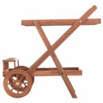 ΔΙΣΚΟΣ ΣΕΡΒΙΡΙΣΜΑΤΟΣ ΣΕ ΤΡΟΛΕΥ ALFRED HM4579 ΞΥΛΟ TEAK--ΦΥΣΙΚΟ 86x56x80Υεκ. - Image 3