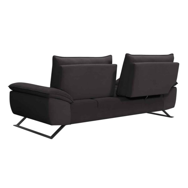SELENA Καναπές 3-θέσιος Σαλονιού - Καθιστικού, Ύφασμα Ανθρακί, Μεταφερόμενη πλάτη 225x99/115x95cm - Image 4