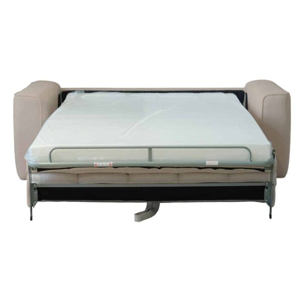 NORRIS Καναπές - Κρεβάτι 3Θέσιος, Ύφασμα Water Repellent Μπεζ 209x99x70 Κρεβάτι:140x190cm - Image 4