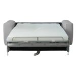 NORRIS Καναπές - Κρεβάτι 3Θέσιος, Ύφασμα Water Repellent Ανοιχτό Γκρι 209x99x70 Κρεβάτι:140x190cm - Image 4