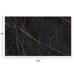 ΕΠΙΦΑΝΕΙΑ ΤΡΑΠΕΖΙΟΥ HPL ΟΡΘΟΓΩΝΙΑ HM5840.34 BLACK MARBLE 120x80εκ. - Image 2