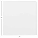 EΠΙΦΑΝΕΙΑ ΤΡΑΠΕΖΙΟΥ HPL HM6362.02 ΤΕΤΡΑΓΩΝΗ ΛΕΥΚΗ COMPACT 50X50X1.5εκ. - Image 2