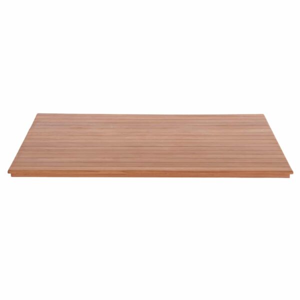 ΕΠΙΦΑΝΕΙΑ ΤΡΑΠΕΖΙΟΥ ΟΡΘΟΓΩΝΙΑ HM18138 ΞΥΛΟ TEAK--ΦΥΣΙΚΟ 120x80x4(πάχος)εκ. - Image 4
