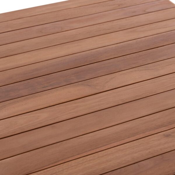 ΕΠΙΦΑΝΕΙΑ ΤΡΑΠΕΖΙΟΥ ΤΕΤΡΑΓΩΝΗ HM18137 ΞΥΛΟ TEAK--ΦΥΣΙΚΟ 80x80x4(πάχος)εκ. - Image 5