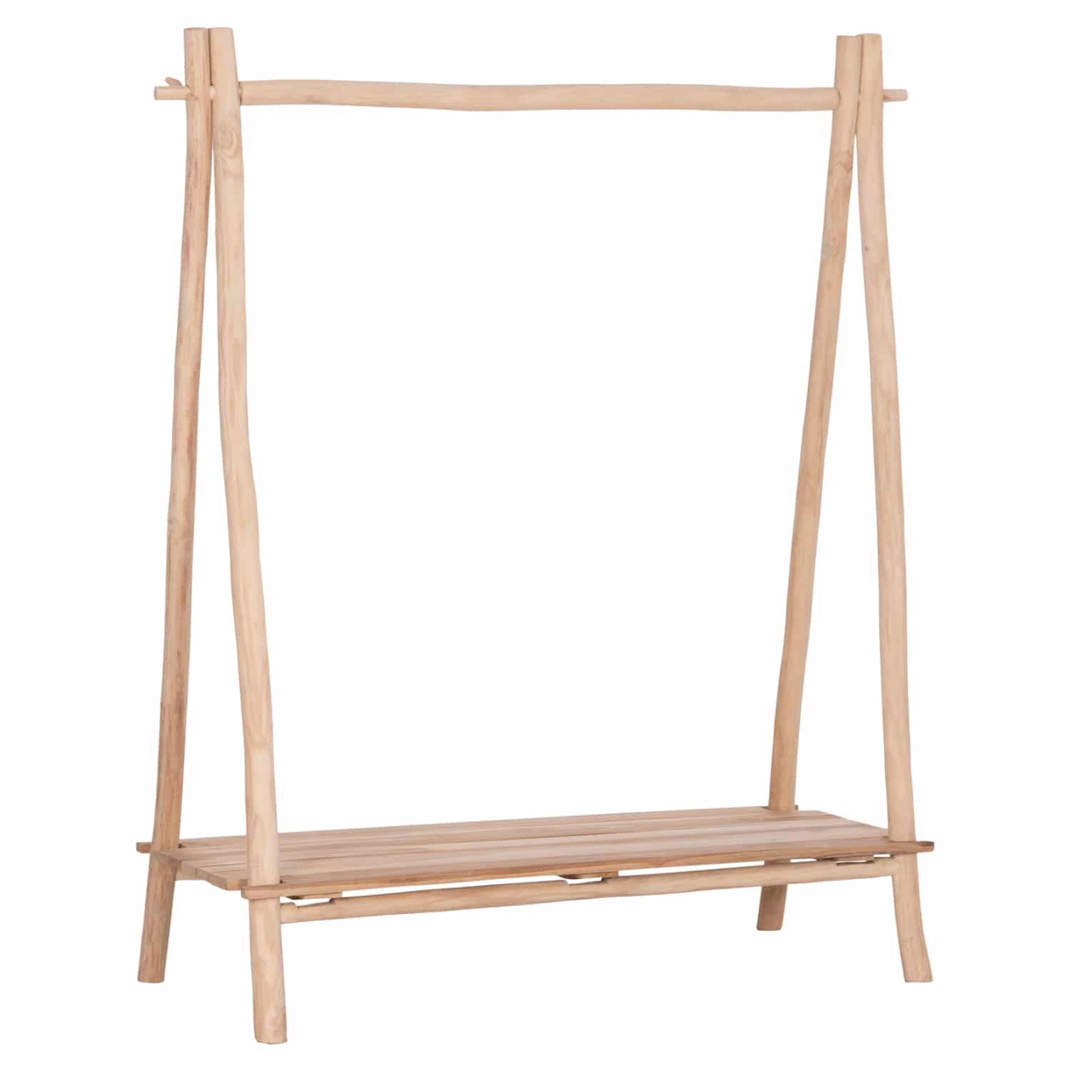 HM9911 ΕΠΙΠΛΟ ΕΙΣΟΔΟΥ PERL HM9911 ΚΛΑΔΙΑ ΞΥΛΟΥ TEAK-ΦΥΣΙΚΟ 130,5x53x152Υεκ. - Image 1