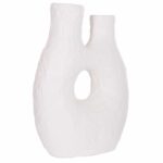 ΕΠΙΤΡΑΠΕΖΙΟ ΔΙΑΚΟΣΜΗΤΙΚΟ ΒΑΖΟ NAMENTIS HM4665.02L ΛΕΥΚΗ ΤΕΡΑΚΟΤΑ--27x13.5x37Υεκ