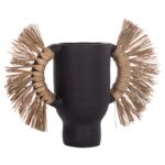 ΕΠΙΤΡΑΠΕΖΙΟ ΔΙΑΚΟΣΜΗΤΙΚΟ ΒΑΖΟ ALICA HM4668.01S ΜΑΥΡΗ ΤΕΡΑΚΟΤΑ & GRASS--55x19x34Υεκ - Image 6