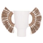 ΕΠΙΤΡΑΠΕΖΙΟ ΔΙΑΚΟΣΜΗΤΙΚΟ ΒΑΖΟ ALICA HM4668.02L ΛΕΥΚΗ ΤΕΡΑΚΟΤΑ & GRASS--64x22x38Υεκ - Image 3