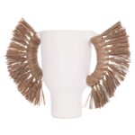 ΕΠΙΤΡΑΠΕΖΙΟ ΔΙΑΚΟΣΜΗΤΙΚΟ ΒΑΖΟ ALICA HM4668.02L ΛΕΥΚΗ ΤΕΡΑΚΟΤΑ & GRASS--64x22x38Υεκ - Image 5