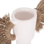 ΕΠΙΤΡΑΠΕΖΙΟ ΔΙΑΚΟΣΜΗΤΙΚΟ ΒΑΖΟ ALICA HM4668.02S ΛΕΥΚΗ ΤΕΡΑΚΟΤΑ & GRASS--55x19x34Υεκ - Image 5