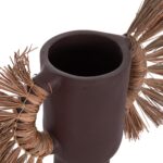 ΕΠΙΤΡΑΠΕΖΙΟ ΔΙΑΚΟΣΜΗΤΙΚΟ ΒΑΖΟ ALICA HM4668.07S ΣΟΚΟΛΑΤΙ ΤΕΡΑΚΟΤΑ & GRASS--55x19x34Υεκ - Image 5