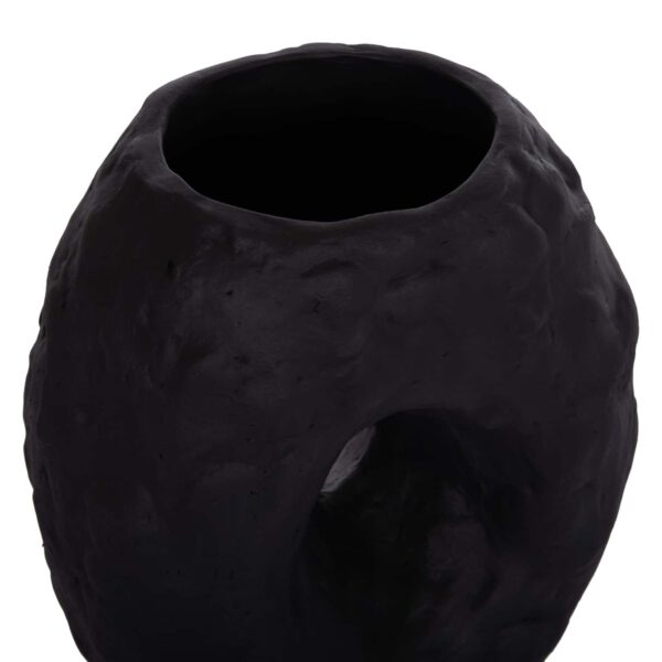 ΕΠΙΤΡΑΠΕΖΙΟ ΔΙΑΚΟΣΜΗΤΙΚΟ ΒΑΖΟ NAMENTIS HM4673.01S ΜΑΥΡΗ ΤΕΡΑΚΟΤΑ--22x13x28Υεκ - Image 6