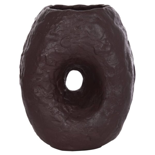 ΕΠΙΤΡΑΠΕΖΙΟ ΔΙΑΚΟΣΜΗΤΙΚΟ ΒΑΖΟ NAMENTIS HM4673.07S ΣΟΚΟΛΑΤΙ ΤΕΡΑΚΟΤΑ--22x13x28Υεκ - Image 3