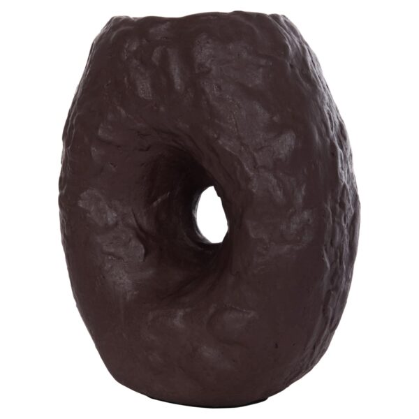 ΕΠΙΤΡΑΠΕΖΙΟ ΔΙΑΚΟΣΜΗΤΙΚΟ ΒΑΖΟ NAMENTIS HM4673.07S ΣΟΚΟΛΑΤΙ ΤΕΡΑΚΟΤΑ--22x13x28Υεκ - Image 5