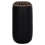 ΕΠΙΤΡΑΠΕΖΙΟ ΔΙΑΚΟΣΜΗΤΙΚΟ ΒΑΖΟ LENNOX HM4675.01S TΕΡΑΚΟΤΑ ΣΕ ΜΑΥΡΟ--Φ18x33Υεκ.