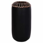 ΕΠΙΤΡΑΠΕΖΙΟ ΔΙΑΚΟΣΜΗΤΙΚΟ ΒΑΖΟ LENNOX HM4675.01S TΕΡΑΚΟΤΑ ΣΕ ΜΑΥΡΟ--Φ18x33Υεκ. - Image 6