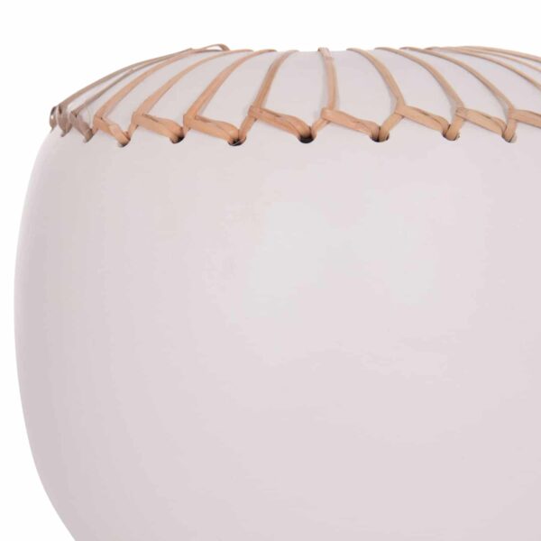 ΕΠΙΤΡΑΠΕΖΙΟ ΔΙΑΚΟΣΜΗΤΙΚΟ ΒΑΖΟ LENNOX HM4675.02L TΕΡΑΚΟΤΑ ΣΕ ΛΕΥΚΟ--Φ22x20Υεκ. - Image 6