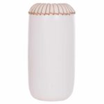 ΕΠΙΤΡΑΠΕΖΙΟ ΔΙΑΚΟΣΜΗΤΙΚΟ ΒΑΖΟ LENNOX HM4675.02S TΕΡΑΚΟΤΑ ΣΕ ΛΕΥΚΟ--Φ18x33Υεκ. - Image 3