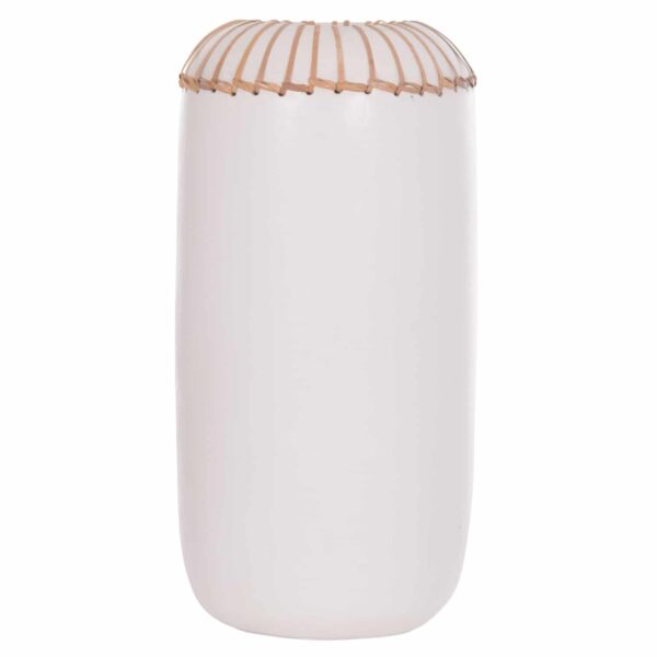 ΕΠΙΤΡΑΠΕΖΙΟ ΔΙΑΚΟΣΜΗΤΙΚΟ ΒΑΖΟ LENNOX HM4675.02S TΕΡΑΚΟΤΑ ΣΕ ΛΕΥΚΟ--Φ18x33Υεκ. - Image 3