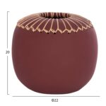 ΕΠΙΤΡΑΠΕΖΙΟ ΔΙΑΚΟΣΜΗΤΙΚΟ ΒΑΖΟ LENNOX HM4675.06L TΕΡΑΚΟΤΑ ΣΕ ΒΥΣΣΙΝΙ--Φ22x20Υεκ. - Image 2