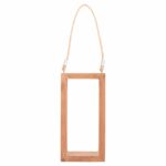 ΕΠΙΤΡΑΠΕΖΙΟ ΔΙΑΚΟΣΜΗΤΙΚΟ ΦΑΝΑΡΙ ΓΙΑ ΚΕΡΙ FENT HM4583 ΞΥΛΟ TEAK ΦΥΣΙΚΟ 15x15x30-53Υεκ. - Image 3