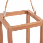 ΕΠΙΤΡΑΠΕΖΙΟ ΔΙΑΚΟΣΜΗΤΙΚΟ ΦΑΝΑΡΙ ΓΙΑ ΚΕΡΙ FENT HM4582 ΞΥΛΟ TEAK ΦΥΣΙΚΟ 20x20x50-80Υεκ. - Image 4