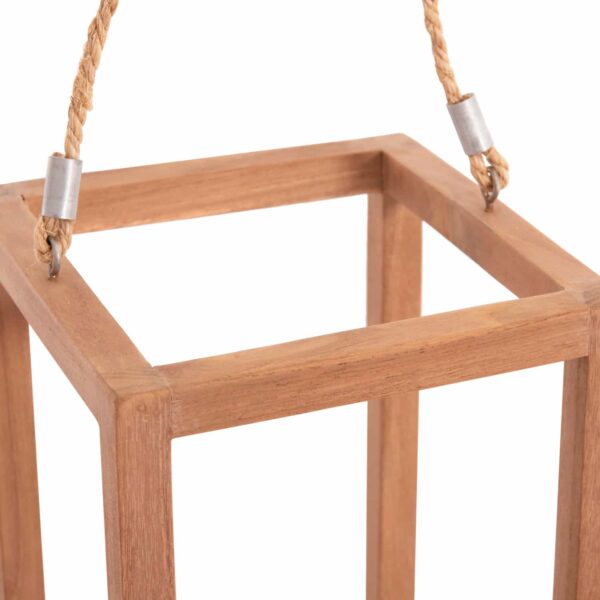 ΕΠΙΤΡΑΠΕΖΙΟ ΔΙΑΚΟΣΜΗΤΙΚΟ ΦΑΝΑΡΙ ΓΙΑ ΚΕΡΙ FENT HM4582 ΞΥΛΟ TEAK ΦΥΣΙΚΟ 20x20x50-80Υεκ. - Image 4