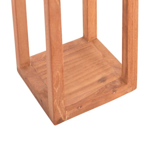 ΕΠΙΤΡΑΠΕΖΙΟ ΔΙΑΚΟΣΜΗΤΙΚΟ ΦΑΝΑΡΙ ΓΙΑ ΚΕΡΙ FENT HM4583 ΞΥΛΟ TEAK ΦΥΣΙΚΟ 15x15x30-53Υεκ. - Image 5