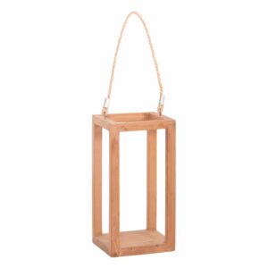 ΕΠΙΤΡΑΠΕΖΙΟ ΔΙΑΚΟΣΜΗΤΙΚΟ ΦΑΝΑΡΙ ΓΙΑ ΚΕΡΙ FENT HM4583 ΞΥΛΟ TEAK ΦΥΣΙΚΟ 15x15x30-53Υεκ.