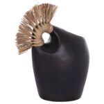 ΕΠΙΤΡΑΠΕΖΙΟ ΔΙΑΚΟΣΜΗΤΙΚΟ ALICA2 HM4671.01 ΜΑΥΡΗ ΤΕΡΑΚΟΤΑ & GRASS--44x18x50Υεκ. - Image 4